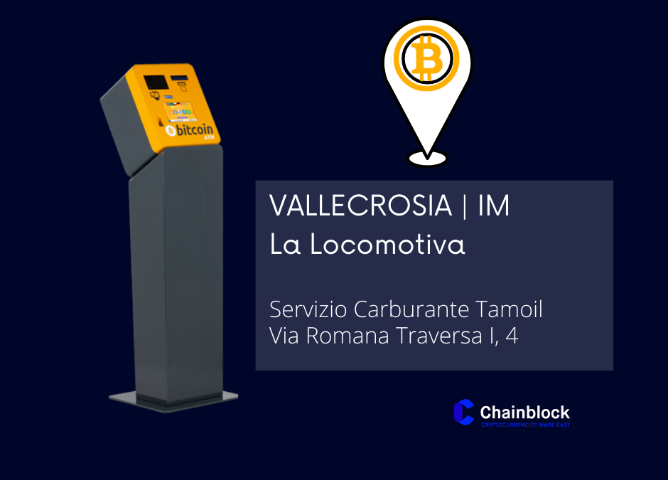 IMPERIA | Vallecrosia ha il suo ATM Crypto