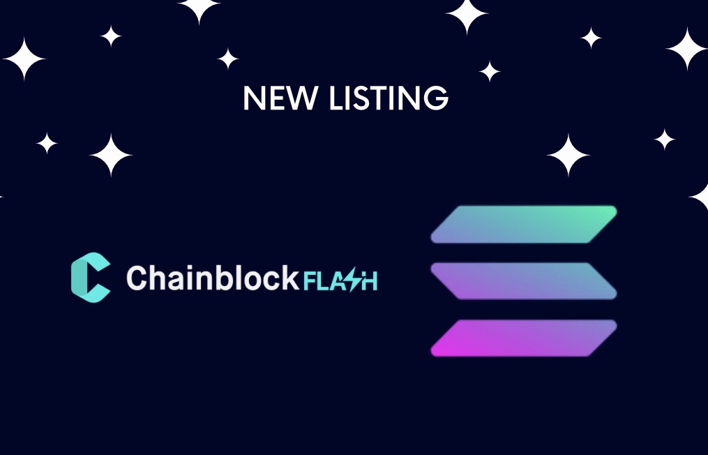 Chainblock Flash lista Solana